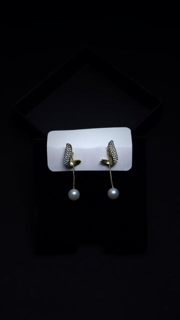 Senflora Glamorous Look Pearl Tassel Earring